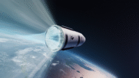 Illustration: Second stage of Stoke Space Nova rocket in orbit