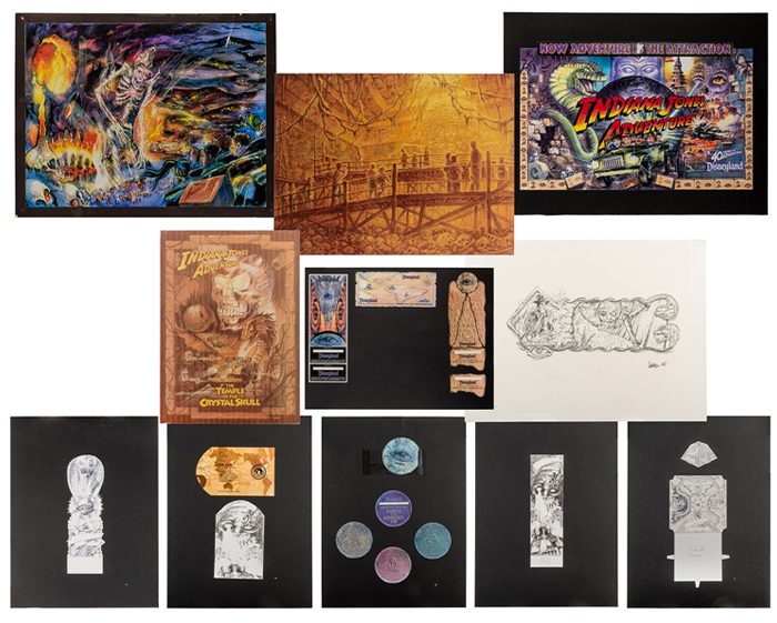 Disney Auction 5 - Indiana Jones concept art