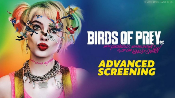 Birds of Prey Advanced Screenings