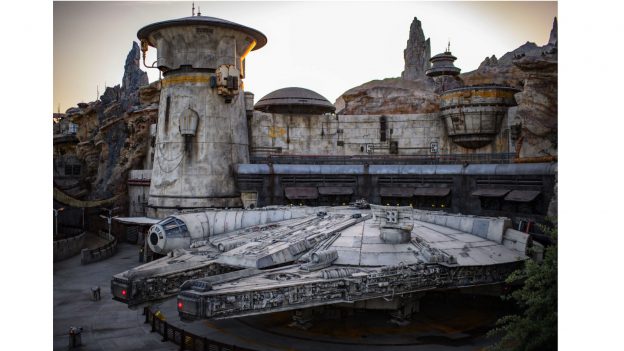Millennium Falcon: Smugglers Run at Star Wars: Galaxy’s Edge at Disneyland Park