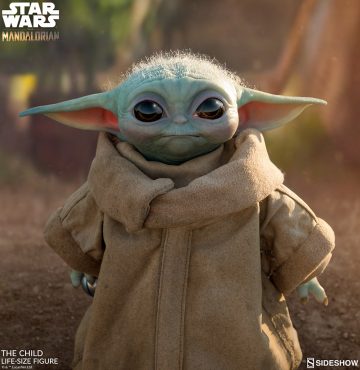 Sideshow Collectibles Life-Size Baby Yoda Figure