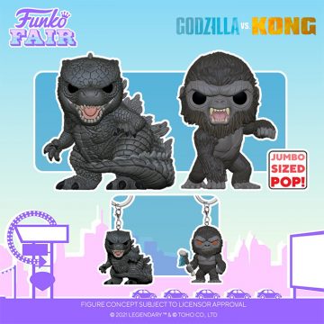 Godzilla vs Kong Funko POPs