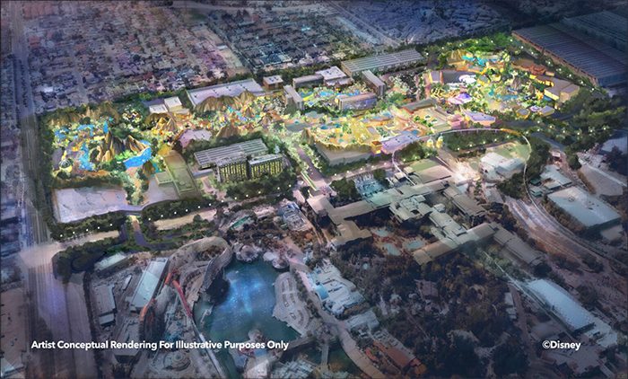Disneyland Immersive Theme Park Expansion - Whole Concept Art