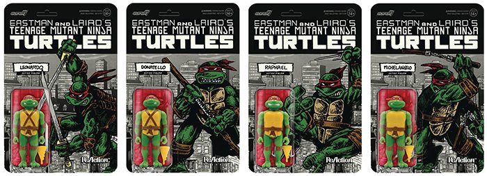 Teenage Mutant Ninja Turtles Mirage ReAction Figures